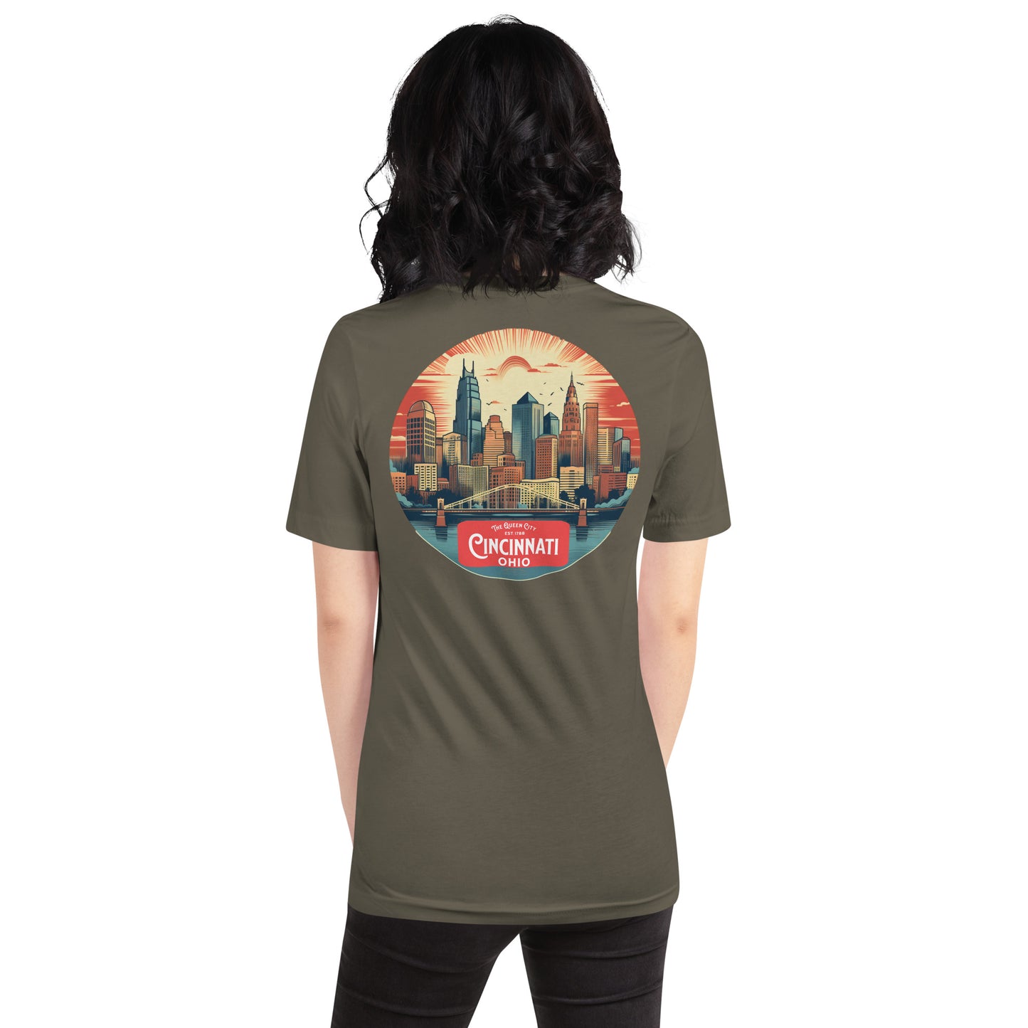 CINCY SKYLINE SERENADE UNISEX TEE