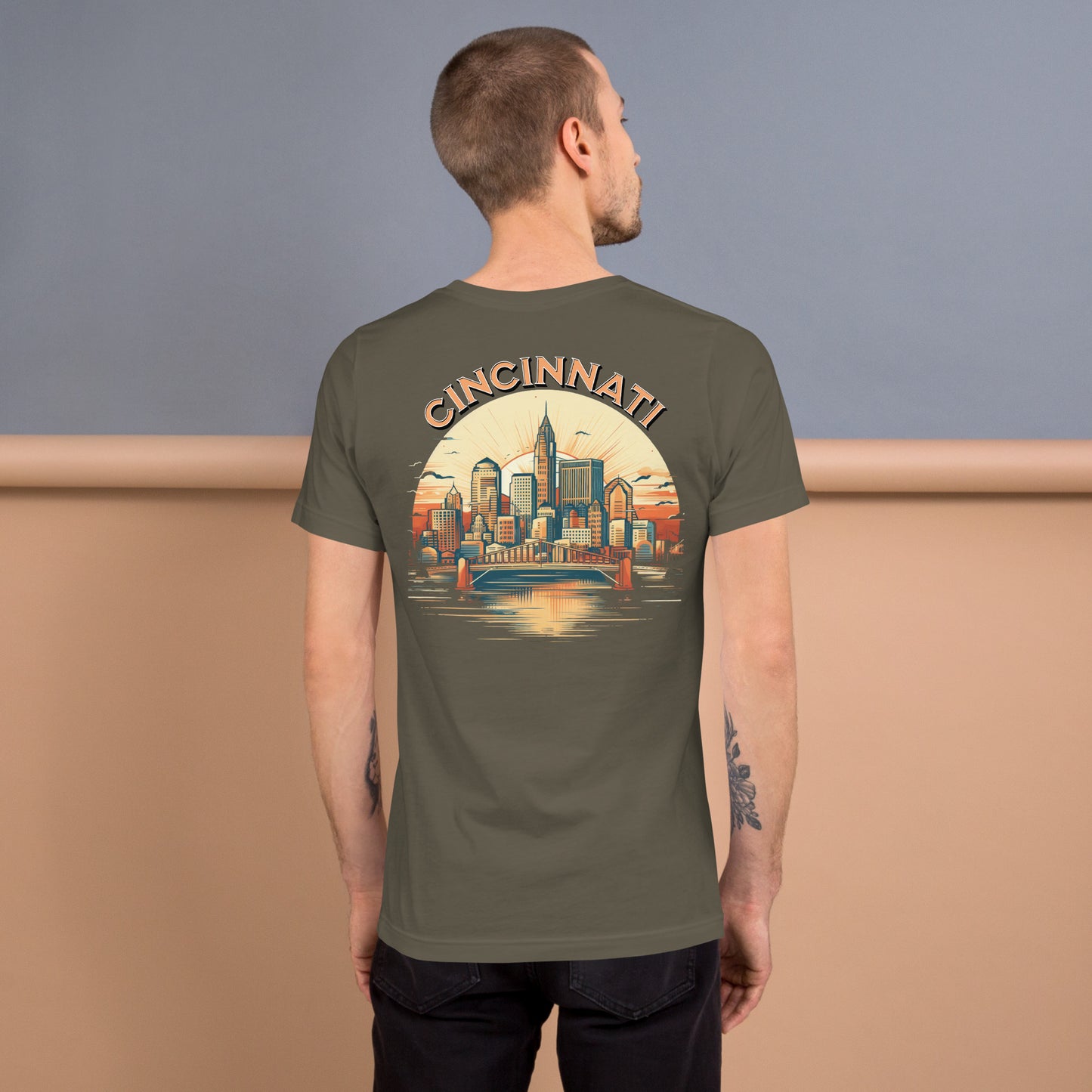 CINCY SKYLINE SHOWCASE UNISEX TEE