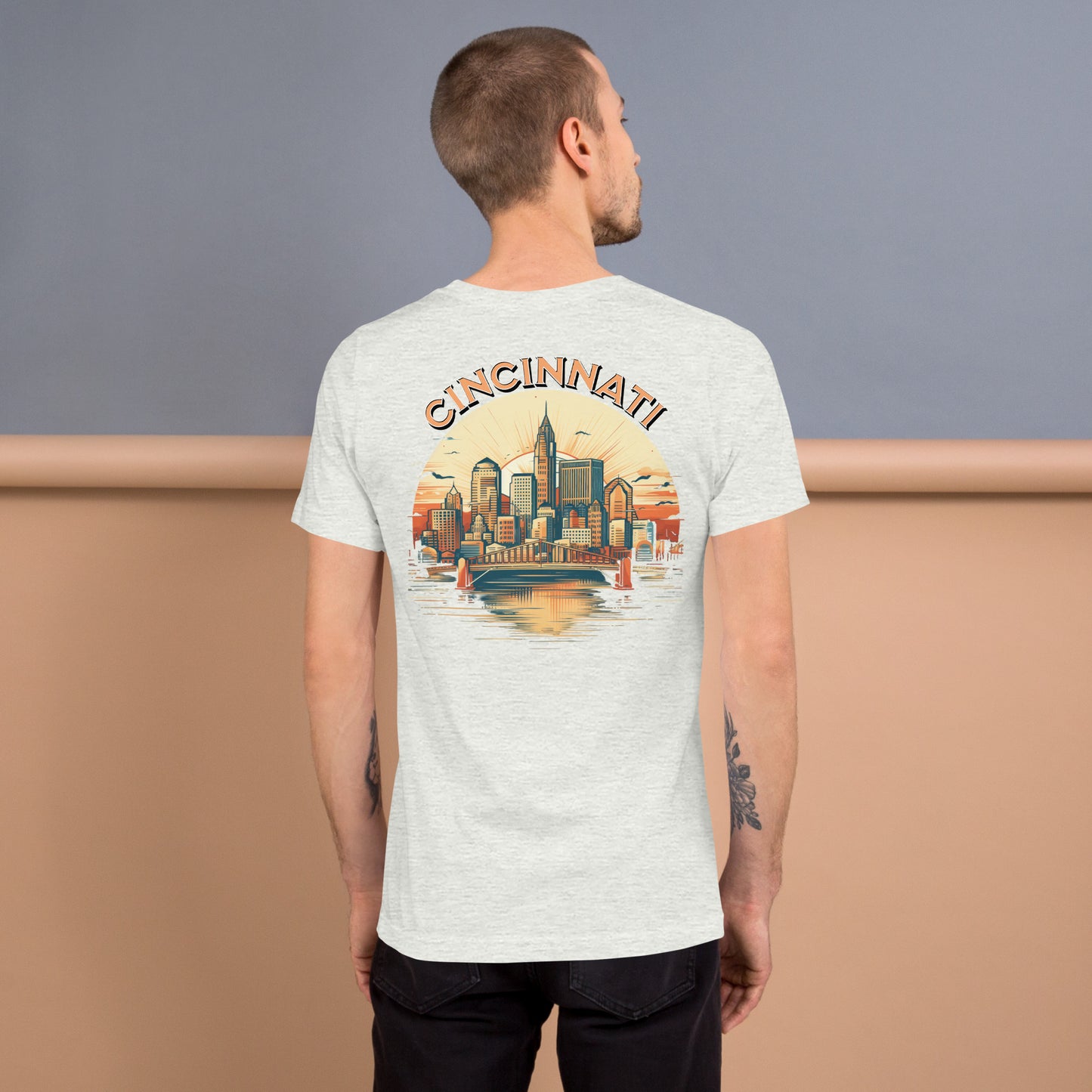 CINCY SKYLINE SHOWCASE UNISEX TEE