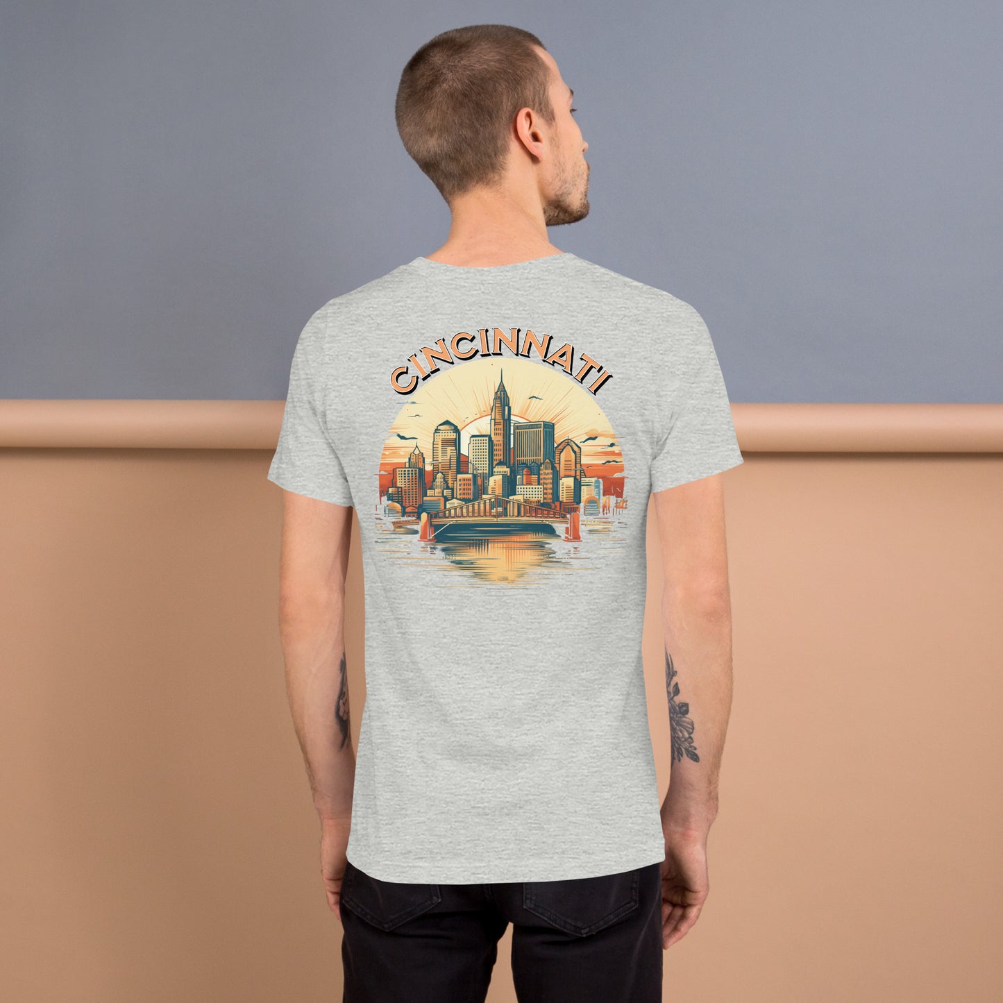 CINCY SKYLINE SHOWCASE UNISEX TEE