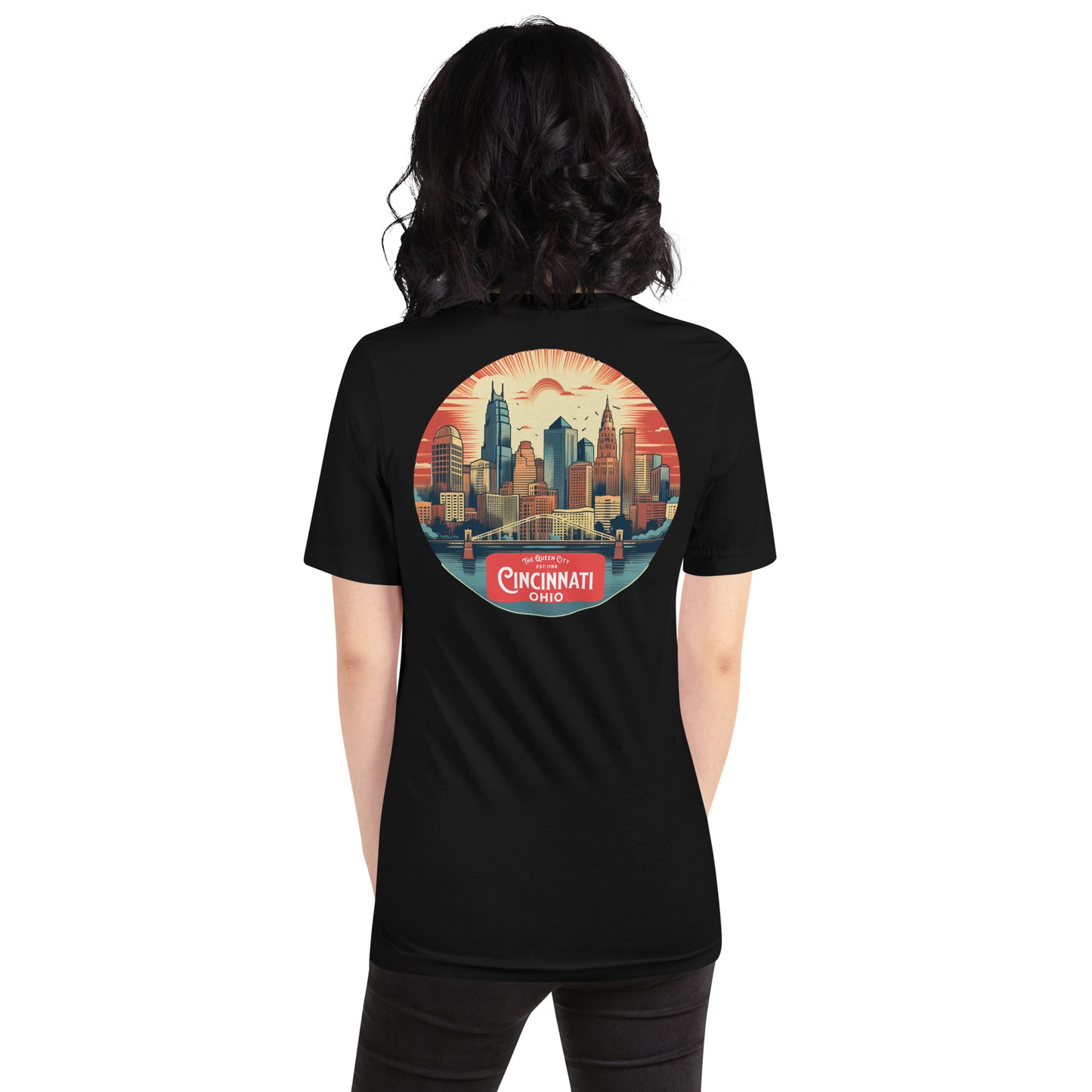 CINCY SKYLINE SERENADE UNISEX TEE