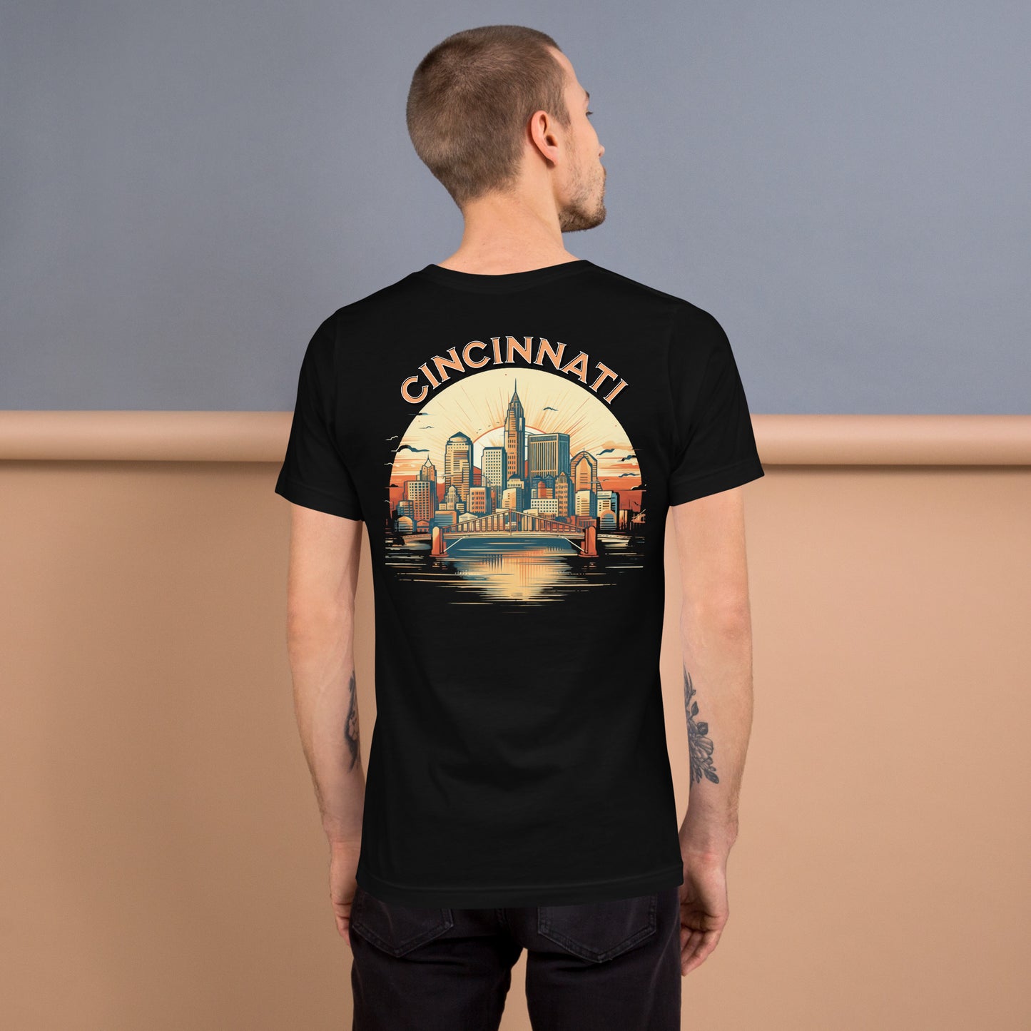 CINCY SKYLINE SHOWCASE UNISEX TEE