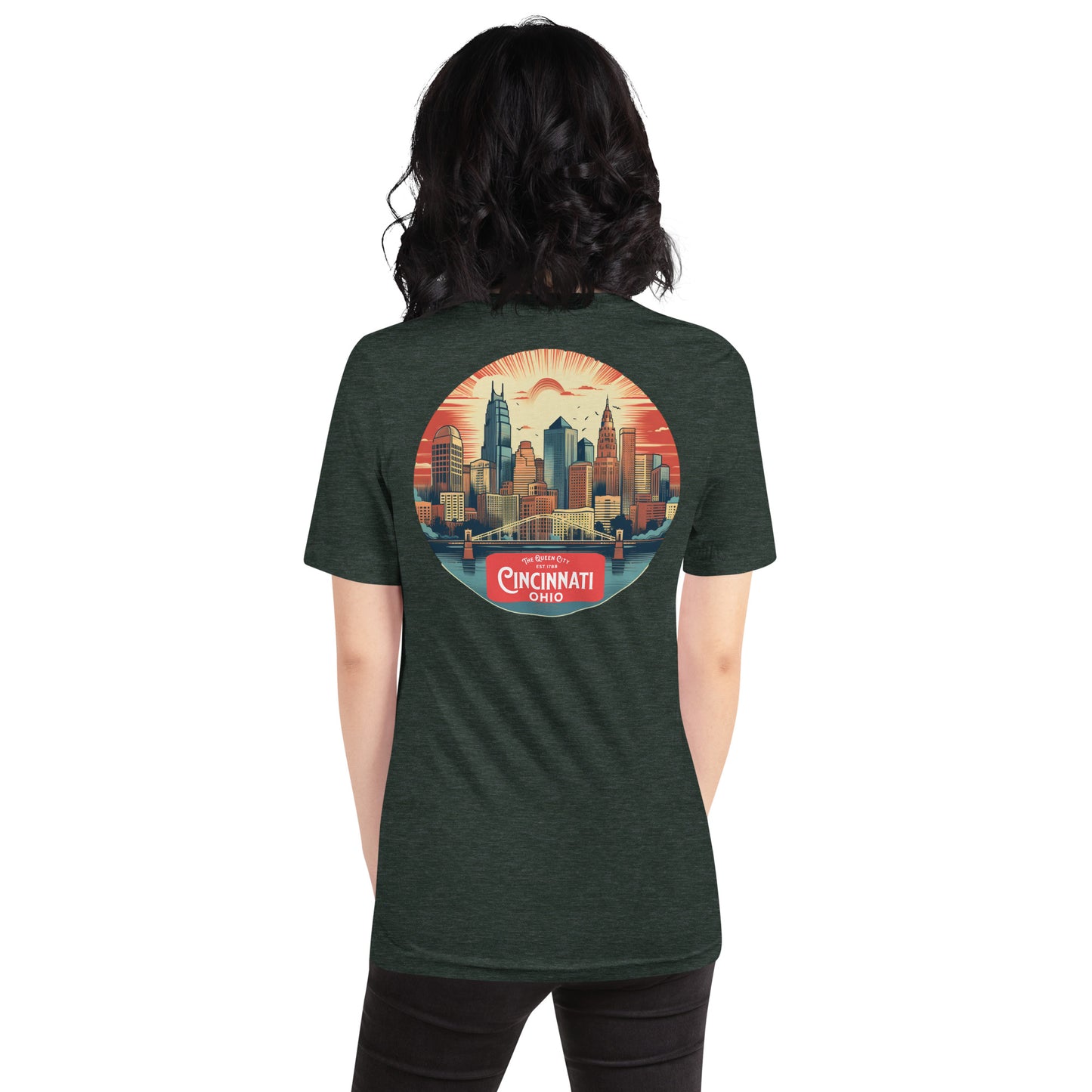 CINCY SKYLINE SERENADE UNISEX TEE