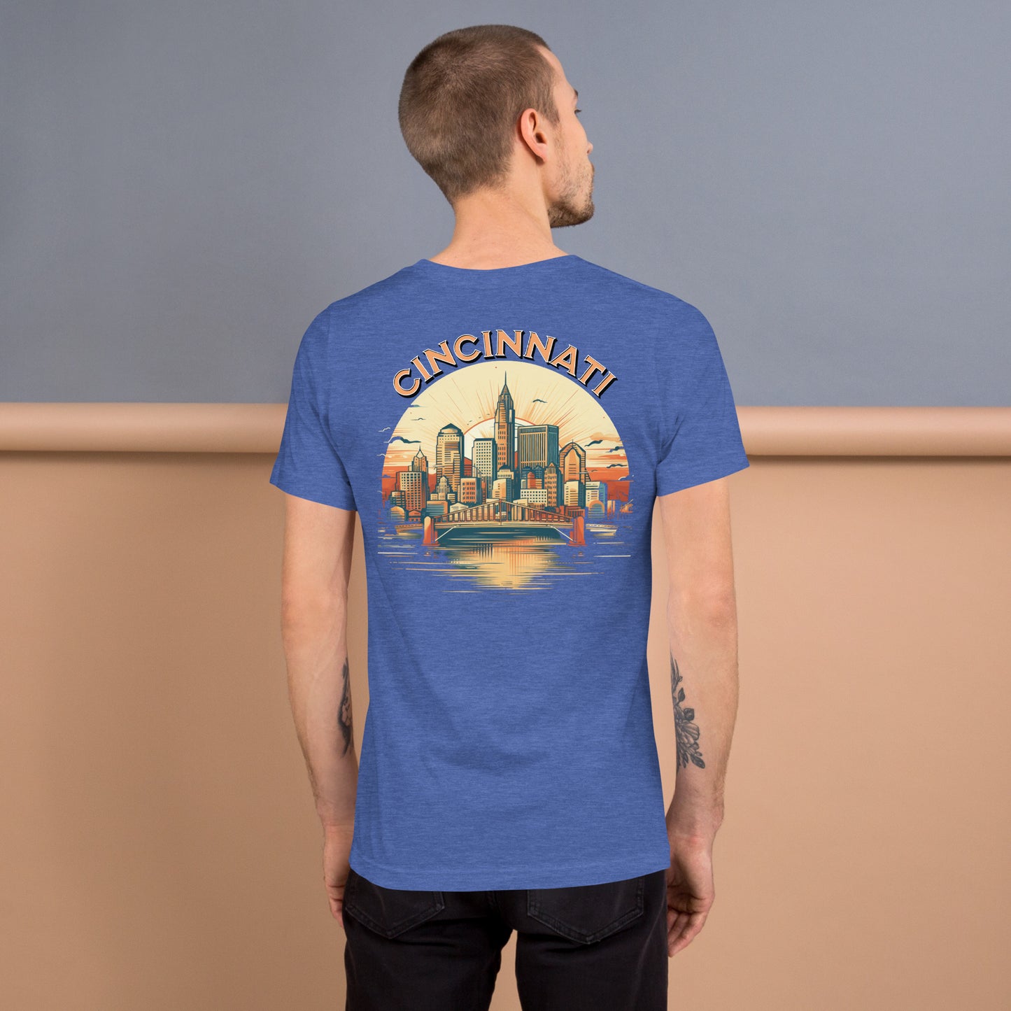 CINCY SKYLINE SHOWCASE UNISEX TEE