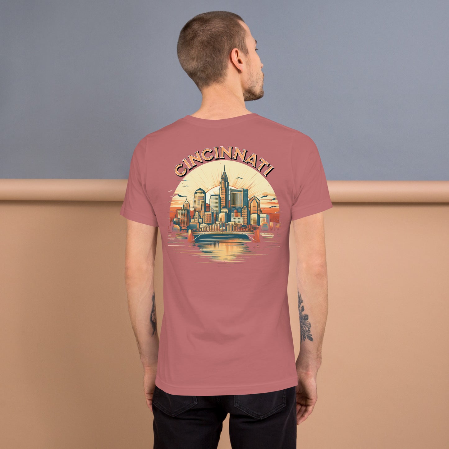 CINCY SKYLINE SHOWCASE UNISEX TEE