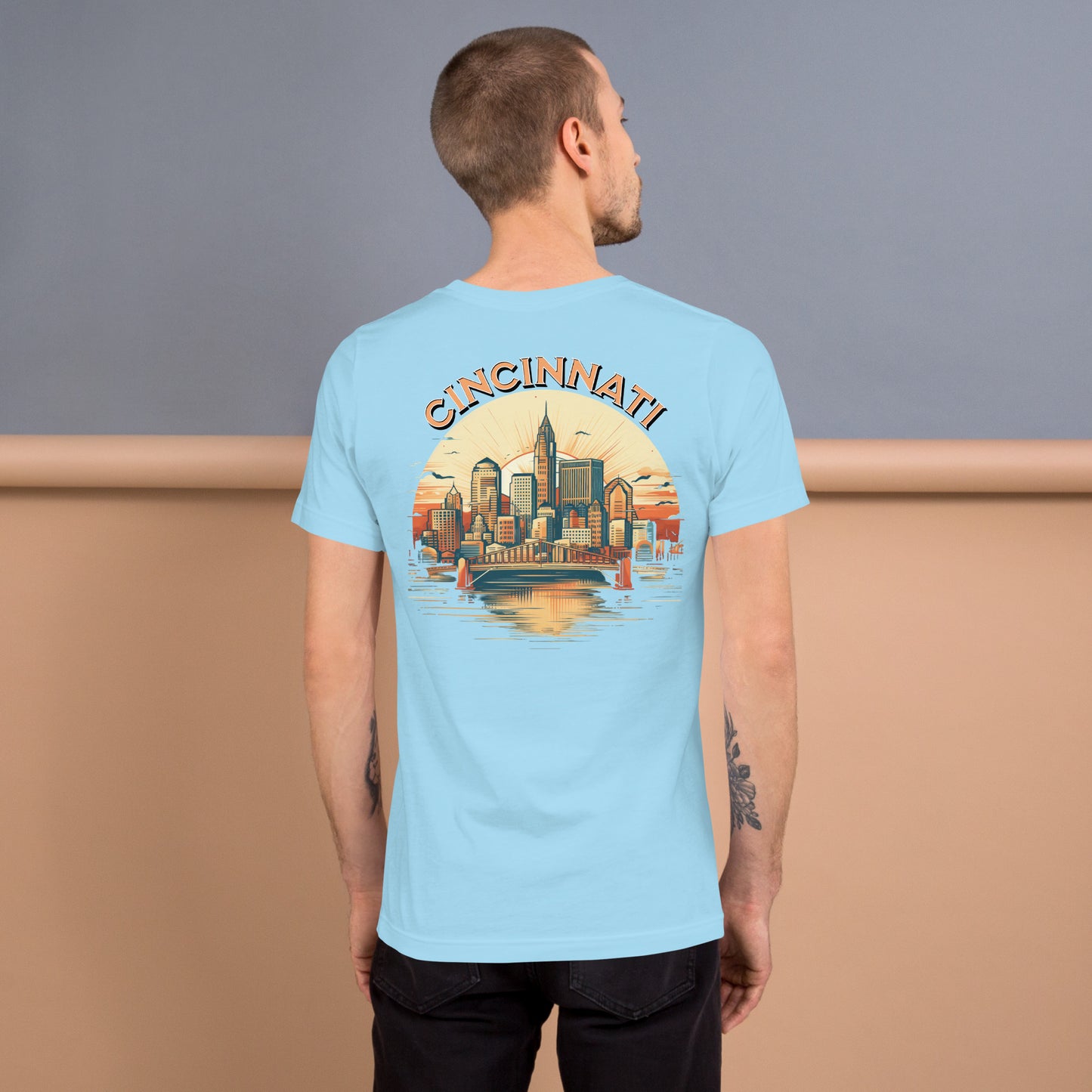 CINCY SKYLINE SHOWCASE UNISEX TEE