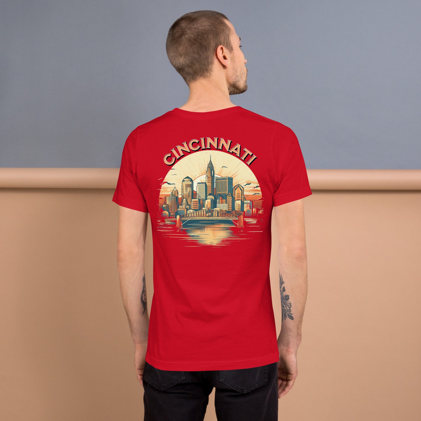 CINCY SKYLINE SHOWCASE UNISEX TEE