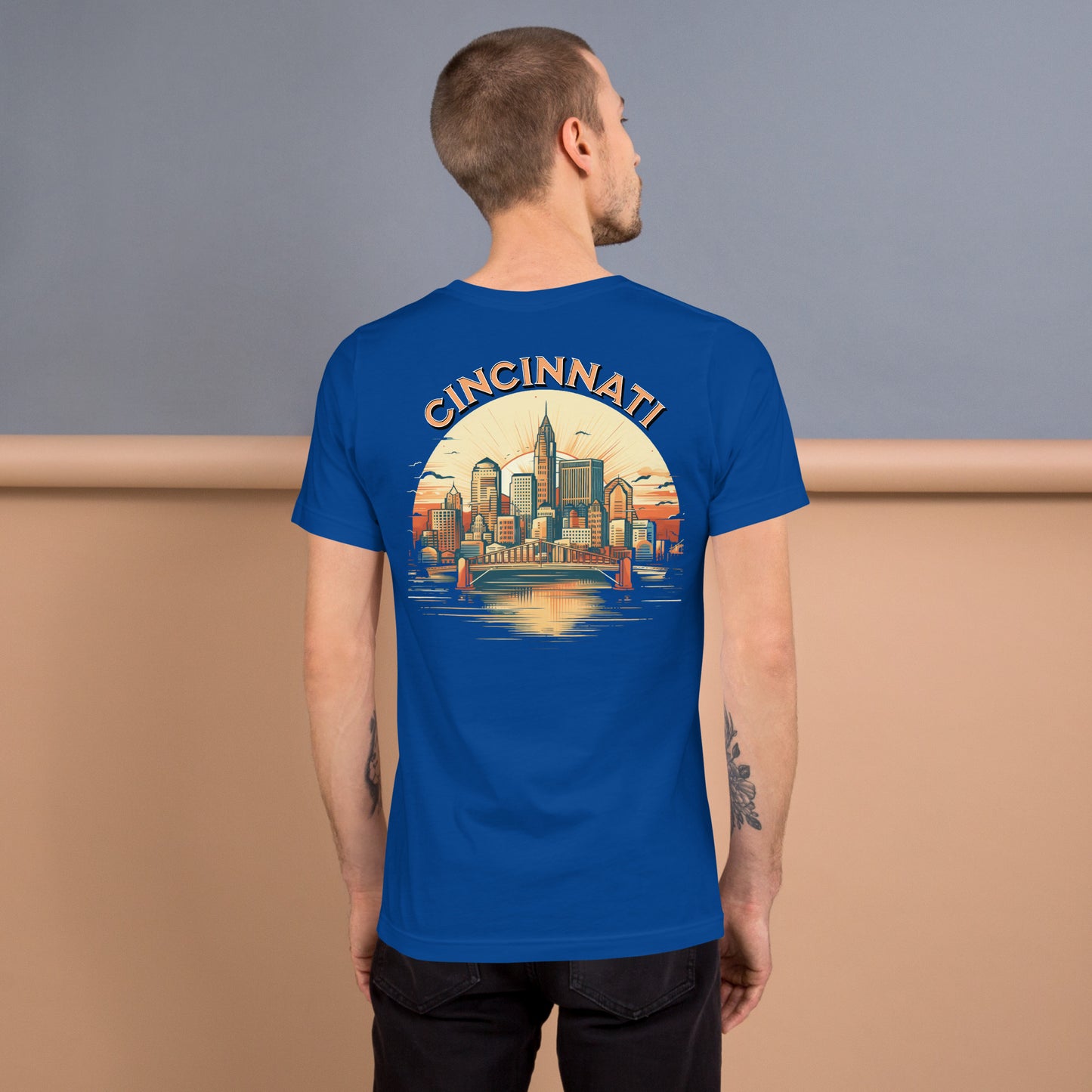 CINCY SKYLINE SHOWCASE UNISEX TEE