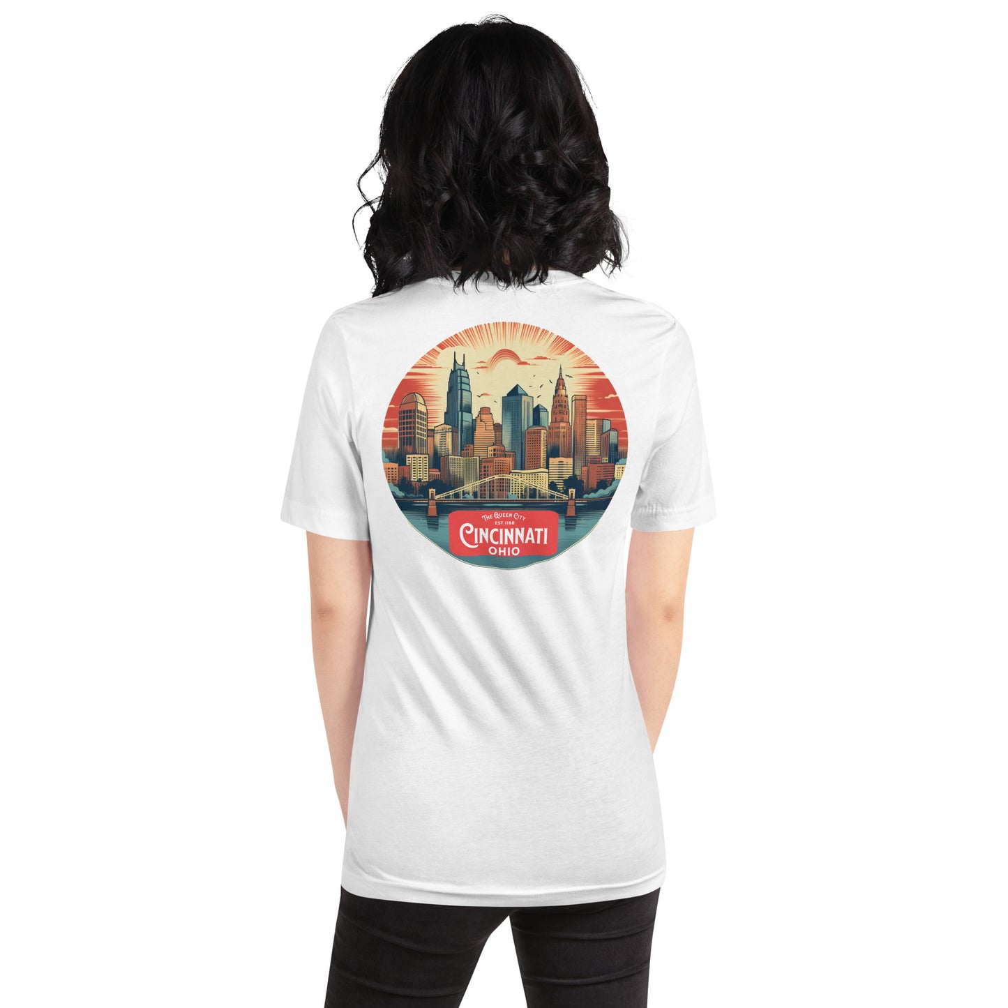 CINCY SKYLINE SERENADE UNISEX TEE