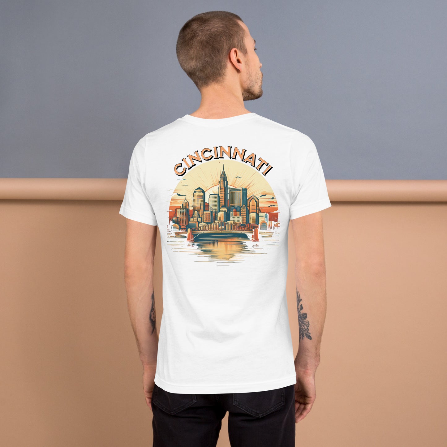 CINCY SKYLINE SHOWCASE UNISEX TEE